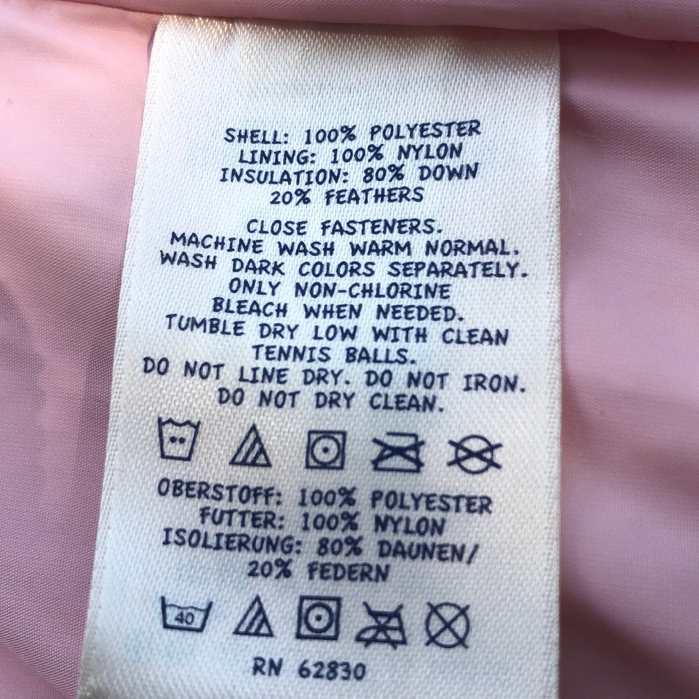 Land’s End Kids L pink puffer vest - Picture 5 of 5